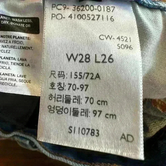 Levi’s 501 jeans size 28/26, EUC, see photos for measurements and details - Picture 11 of 15